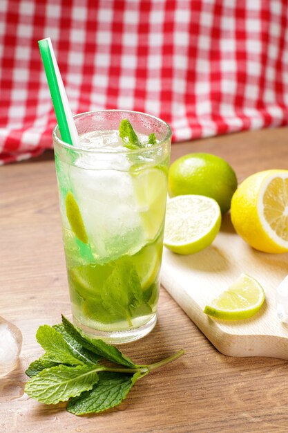 Sabroso mojito cóctel