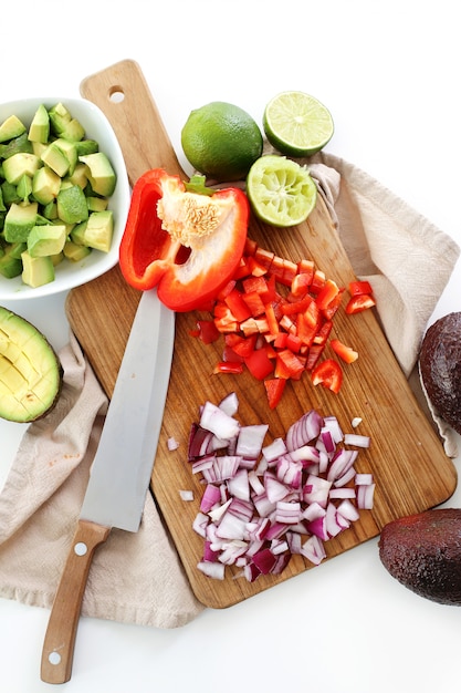 Foto gratuita salsa de guacamole