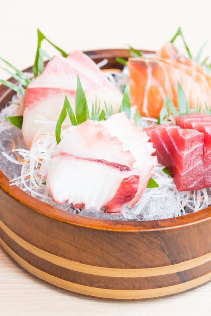 Foto gratuita sashimi