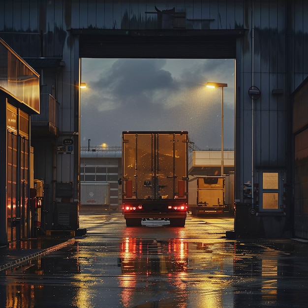 Foto gratuita scene with photorealistic logistics operations and proceedings