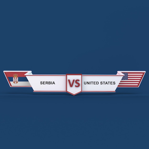 Foto gratuita serbia vs estados unidos