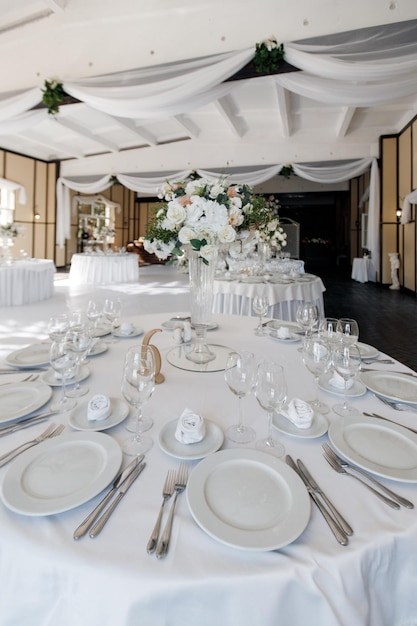 servicio de banquete de bodas