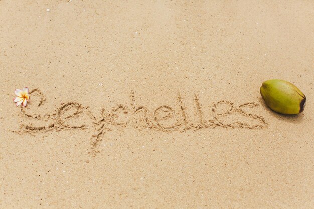 Seychelles en la playa