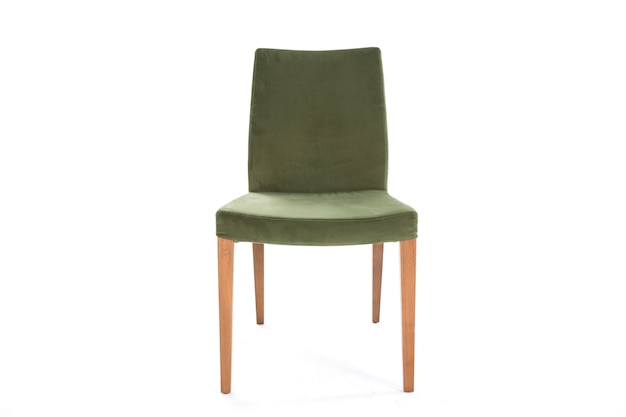 silla de estilo de vida verde muebles de fondo blanco
