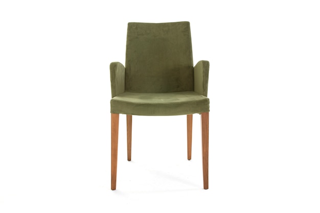 Foto gratuita silla de fondo blanco estilo de vida verde de interior