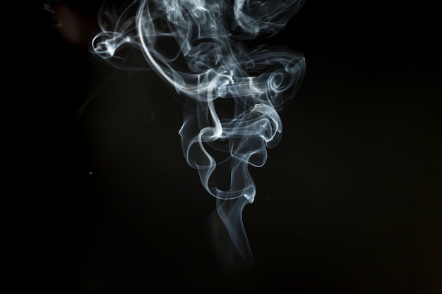 Foto gratuita silueta de humo decorativa