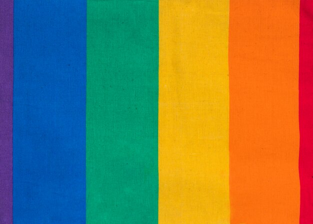 Símbolo colorido de la comunidad LGBT
