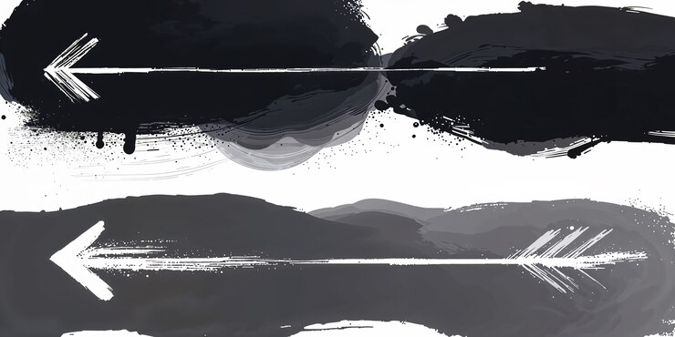 Foto gratuito símbolo de flecha ilustrado