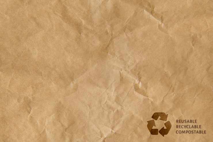 Foto gratuito símbolo de reciclaje marrón campaña compostable reciclable reutilizable de fondo