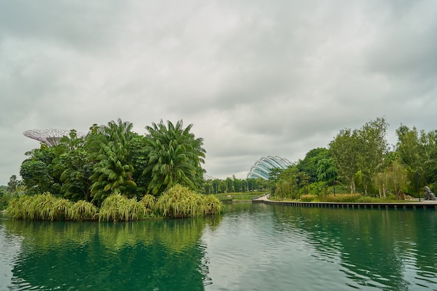 Singapur viven día maravilloso paisaje