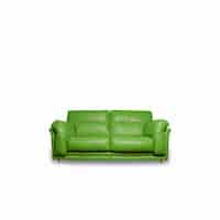 Foto gratuita sofá cómodo verde