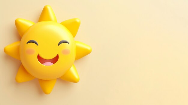 Sol en 3D en el estudio
