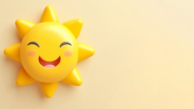 Sol en 3D en el estudio