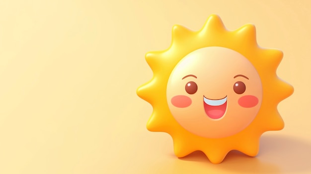 Sol en 3D en el estudio