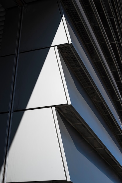 Sombras abstractas del edificio de la ciudad