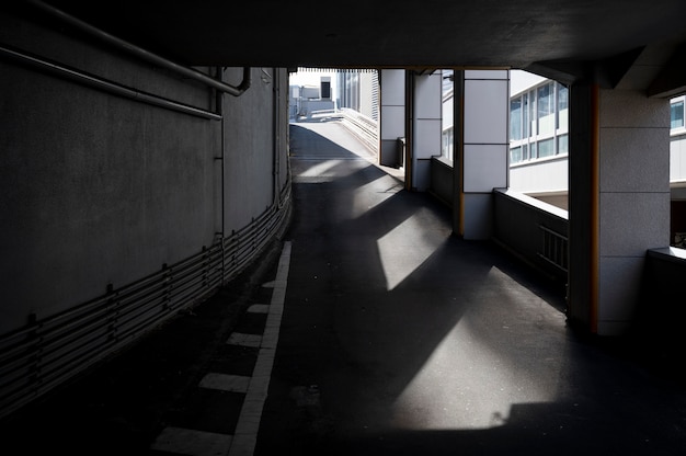 Sombras abstractas del edificio de la ciudad