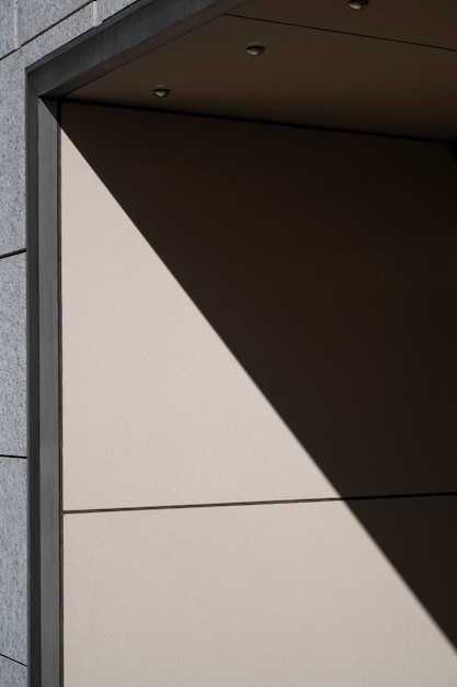 Sombras abstractas del edificio de la ciudad