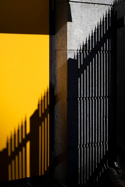 Sombras abstractas del edificio de la ciudad