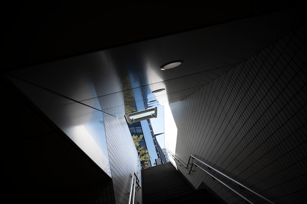 Sombras abstractas del edificio de la ciudad