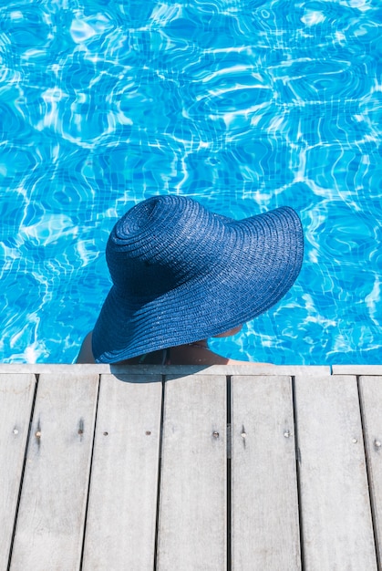 Foto gratuita sombrero de la mujer