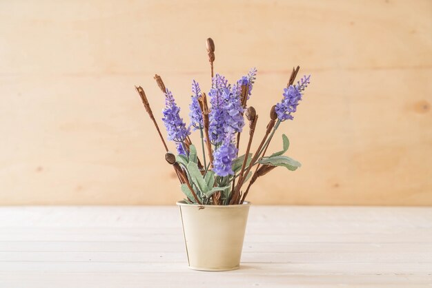 statice y flores de caspia