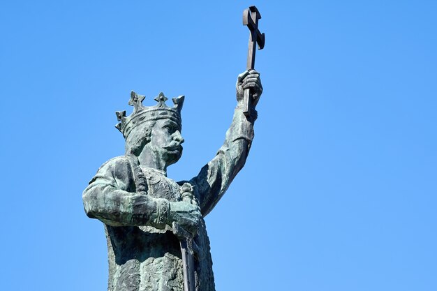 Stephen the Great estatua en Chisinau, Moldavia