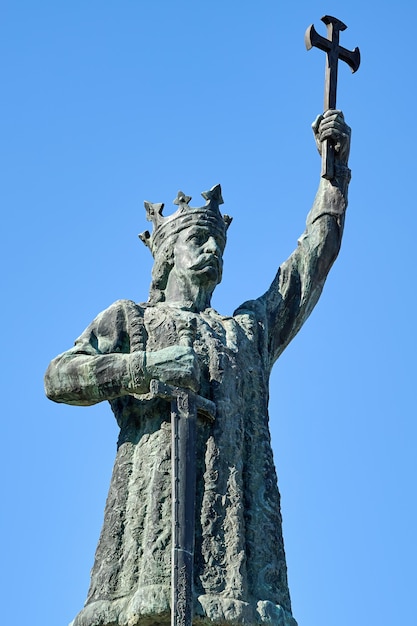 Stephen the Great estatua en Chisinau, Moldavia