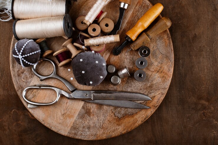 Photo Gratis still life pengaturan item menjahit