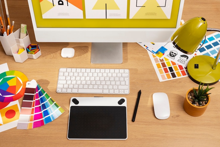 Photo Gratis still life studio desain grafis