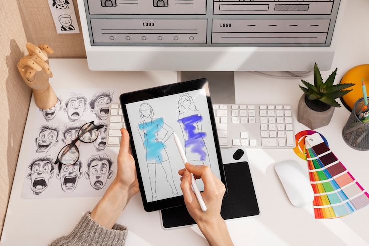 Photo Gratis still life studio desain grafis