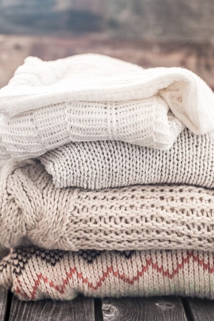 suéteres cálidos y acogedores