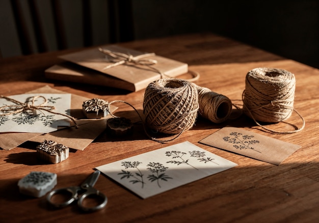 Suministros de artesanía floral rústica