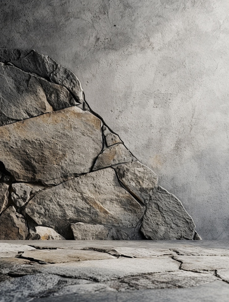 Foto gratuito superficie fotorrealista de la pared de piedra