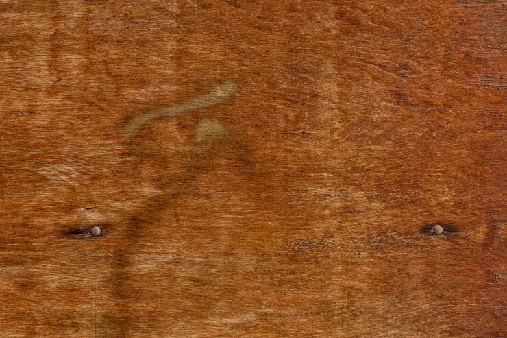 Foto gratuito superficie de madera retro con clavos oxidados