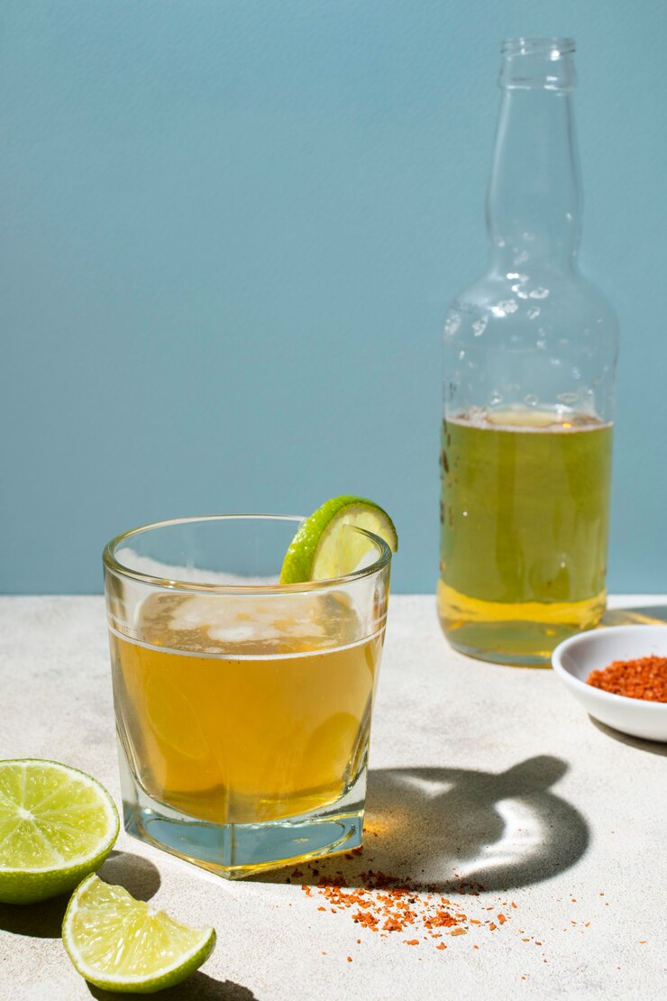 Foto gratuito surtido de bebidas picantes de michelada