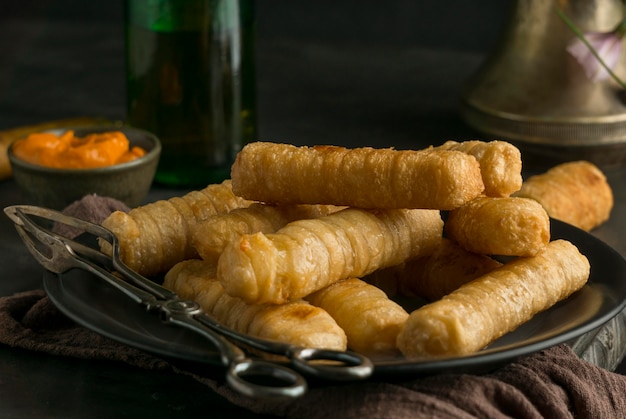 Surtido de deliciosos platos tequeños