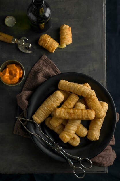 Surtido de deliciosos platos tequeños