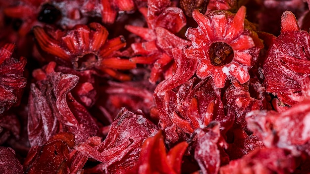 Surtido de frutas secas para la venta en el mercado