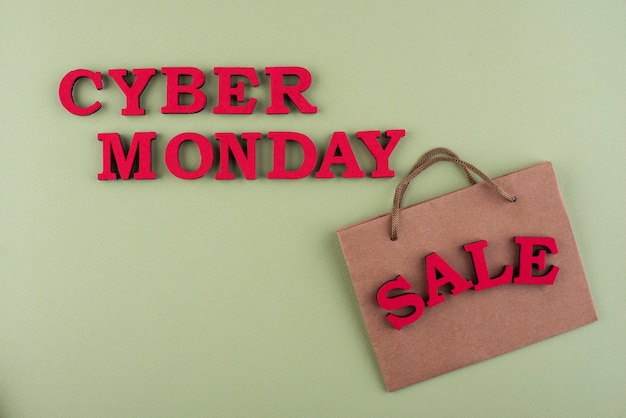 Surtido plano de cyber monday