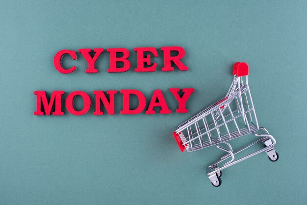 Surtido plano de cyber monday