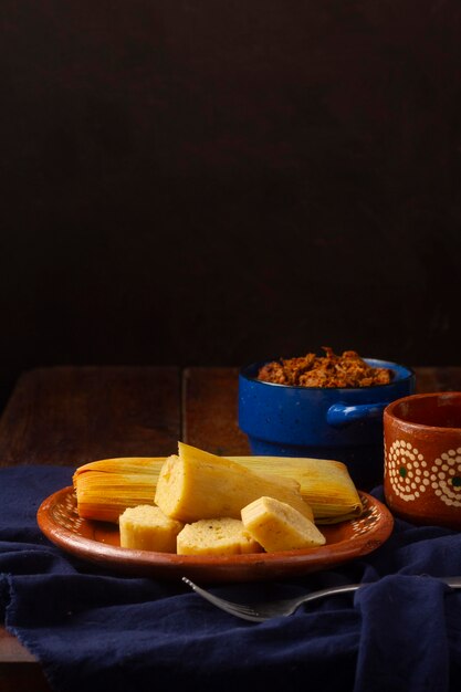 Surtido de sabrosos tamales tradicionales