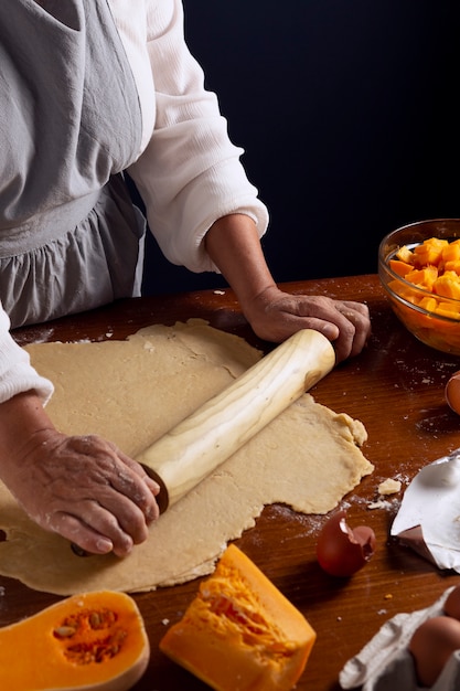 Foto gratuita surtido de tarta de calabaza