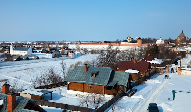 Suzdal en invierno. Rusia