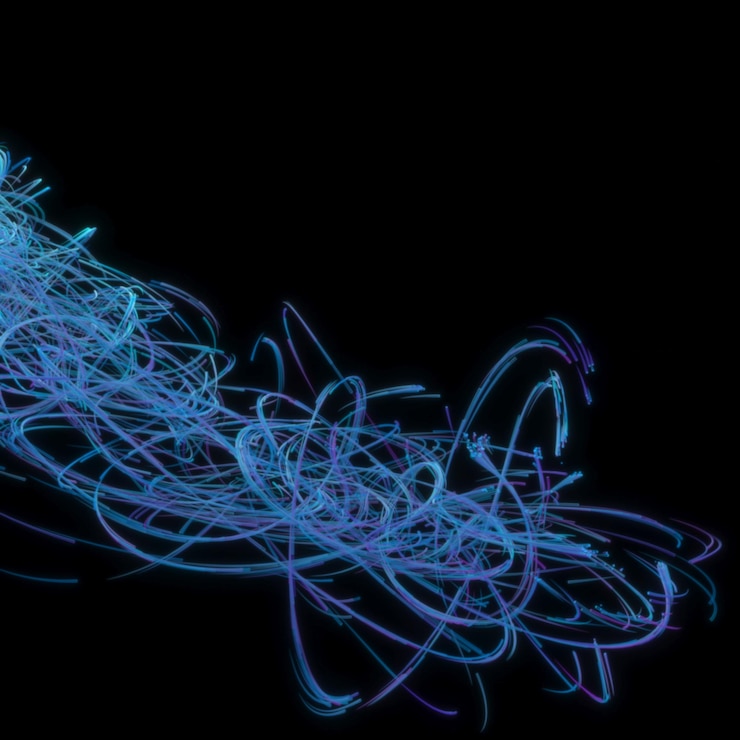 Photo Gratis swirl spline line abstract background desktop wallpaper