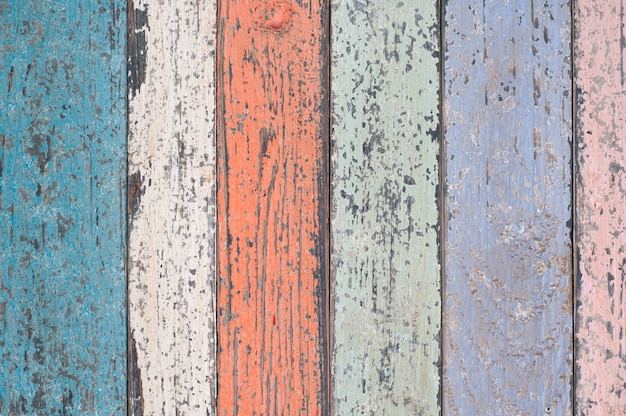Foto gratuita tablas de madera de colores