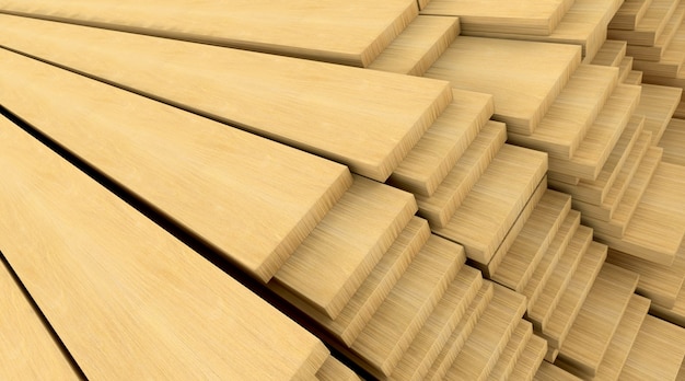 Tablones de madera 3d