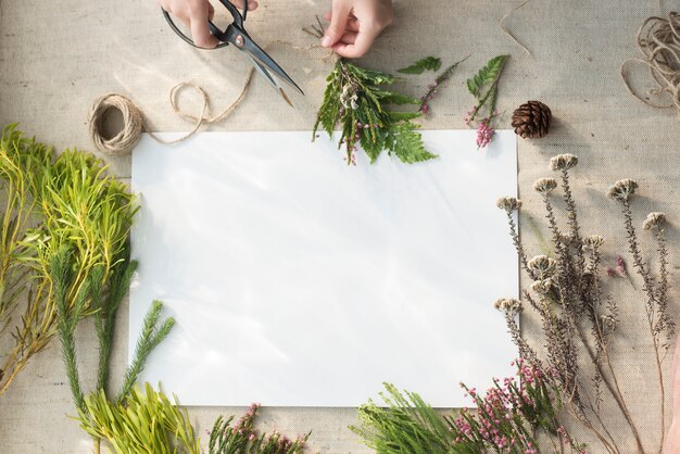 Taller de artesanía de flores