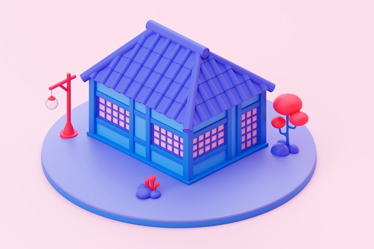 Photo Gratis tampilan 3d rumah