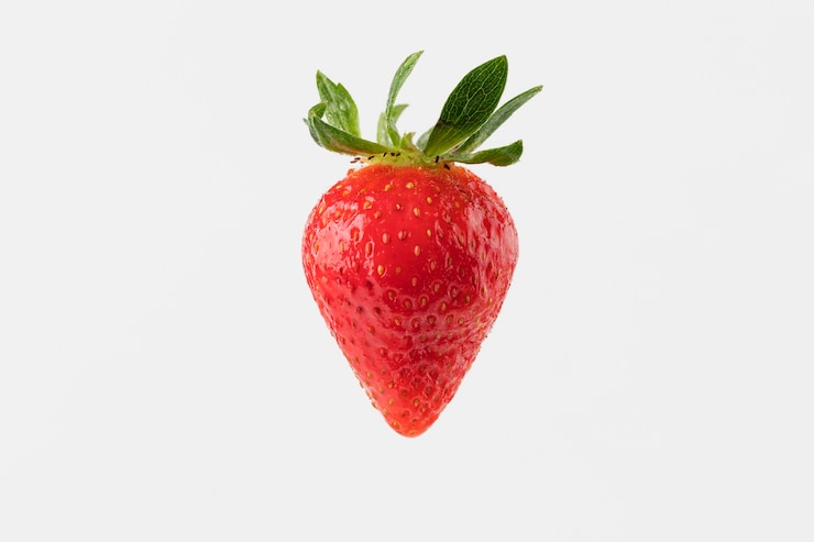 Photo Gratis tampilan minimal buah stroberi