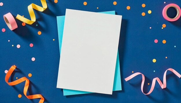 Tarjeta en blanco lista para su personalización